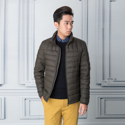 Áo khoác lông vũ  màu xanh rêu đậm ALGALV.14