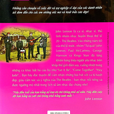 Who? Chuyện Kể Về Danh Nhân Thế Giới: John Lennon (Tái Bản 2023)