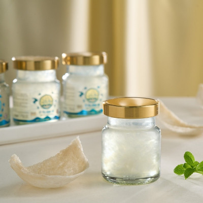 Tổ Yến Chưng Sẵn Ăn Kiêng Yến Sào Hoàng Kim (Không Đường) - Vị Ngọt Từ Cỏ Ngọt Tự Nhiên - OCOP 4 Sao (Hộp 1 Hũ x 70ml)