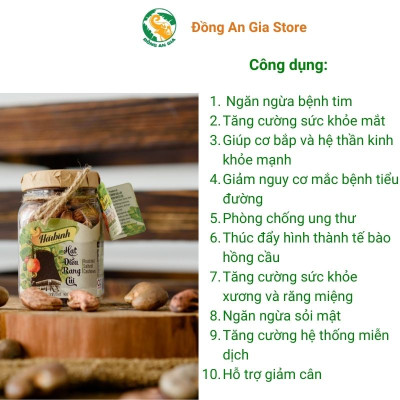 Hũ hạt điều rang củi Hải Bình 110g