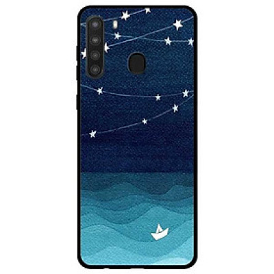 Ốp lưng dành cho Samsung Galaxy A21 mẫu Thuyền Sao