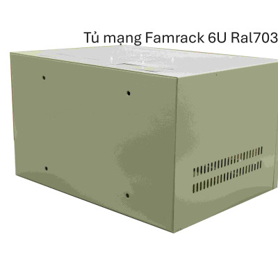 Tủ mạng, Tủ Rack, Rack Cabinet 6U-D400 Treo tường - FAMRACK 6U-D400- Hàng chính hãng