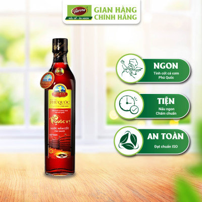 Mua 1 Chai Nước Mắm Cốt Phú Quốc Quốc Vị 40 độ đạm 520ml, Tặng túi thân thiện môi trường