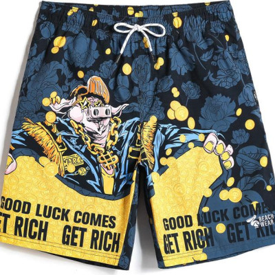 Quần Short Đi Biển Nam Gailang GMA1889 - Quần Đùi Nam Cao Cấp Thời Trang - Họa Tiết Cực Catchy Độc Đáo Cá Tính