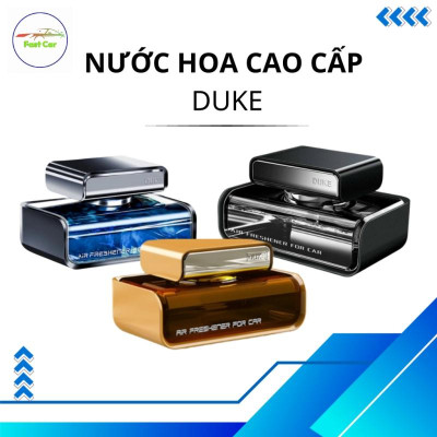Nước hoa ô tô Duke chính hãng nhập khẩu 50ml - 100% chiết xuất từ thiên nhiên chống say xe, khử mùi