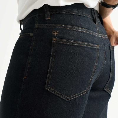 Quần jeans nam màu Xanh đen (tiêu navy) . Form Straight - ROUTINE 10F24DPA032 | ROUTINE CÀ MAU