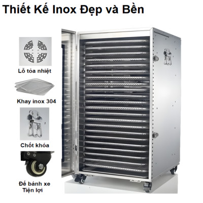 Máy sấy thực phẩm dung tích 210 lít, 22 khay thương hiệu Mỹ cao cấp Septree DBC-22A - Hàng Nhập Khẩu