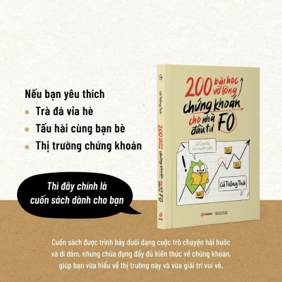Sách - 200 Bài Học Vỡ Lòng Chứng Khoán Cho Nhà Đầu Tư FO