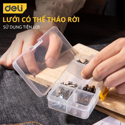 Bộ Linh Kiện Ốc Vít Deli Cao Cấp Chính Hãng - Nhỏ Gọn, Tiện Dụng, Phù Hợp Với Nhiều Mục Đích 138x70x30mm - DL432001