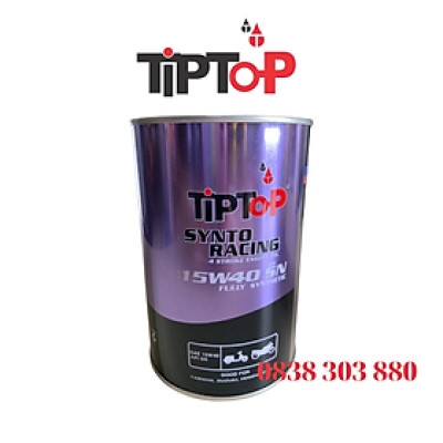 Dầu nhớt xe Ga TIPTOP 15W40 SN [MUA 2 TẶNG 1 ÁO+2 MÓC KHÓA] [MUA 3 TẶNG 3 ÁO 5 MÓC KHÓA 1 TUÝP HỘP SỐ]