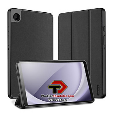Bao da cho SamSung Galaxy Tab A9 2023 X110/X115 chính hãng Dux Ducis Domo viền mềm chống sốc - Hàng chính hãng