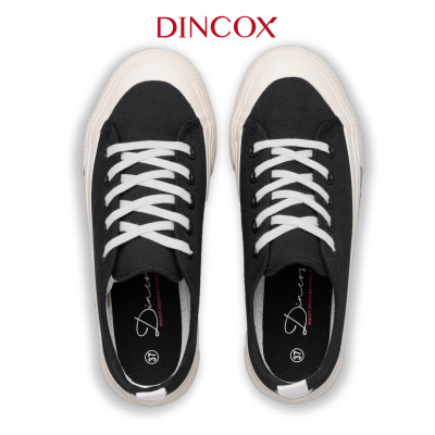 Giày Sneaker Vải Nữ DINCOX C20 Nữ Tính Sang Trọng Black