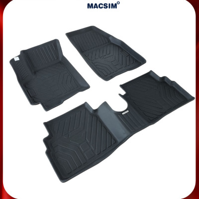 Thảm lót sàn ô tô xe Chevrolet Aveo 2006-2019 (sd) nhãn hiệu Macsim - chất liệu tpe cao cấp