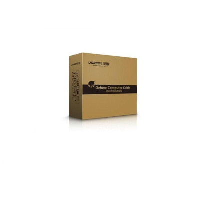 Ugreen UG50182NW102TK 30M cáp mạng dẹt Cat6 26AWG CCA Gigabit UTP LAN màu đen - HÀNG CHÍNH HÃNG