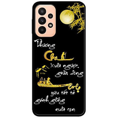 Ốp lưng dành cho Samsung A13 4G mẫu Thư Pháp Cha Mẹ Vàng