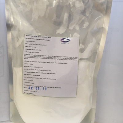 Calcium sulfate Nhật Bản thạch cao tinh khiết 99% dùng trong thực phẩm 1kg