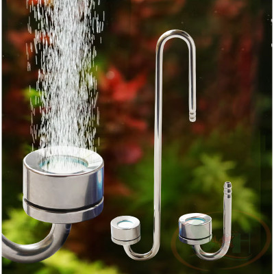 Sủi co2 thanh inox Mufan 20 25 30 35 40 cm siêu mịn treo thành hồ thủy sinh