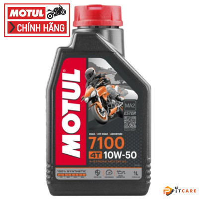 Nhớt Cao Cấp Dành Cho Xe Số Motul 7100 4T 10W50 Có Chiết Lẻ