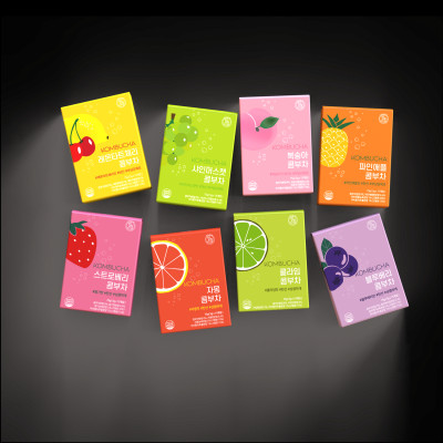 Trà Kombucha Detox Healslab Vị Nho Xanh Thơm Mát Giải Nhiệt Nhập Khẩu Hàn Quốc