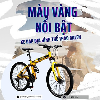 Xe Đạp Thể Thao Địa Hình Gấp Gọn Ngoài Trời  Vành 26 Inch