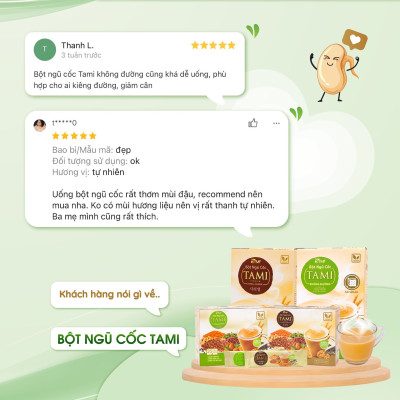 Bột Ngũ Cốc Nảy Mầm TAMI