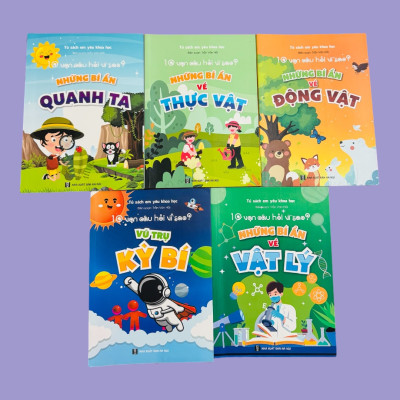 Sách- Vũ Trụ Kỳ Bí trong bộ 10 Vạn Câu Hỏi Vì Sao - Tủ sách Em yêu Khoa học (Phiên bản mới nhất)