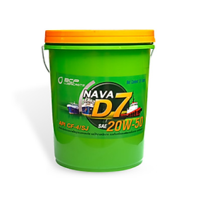 Dầu Nhớt Động Cơ Dầu Diesel Cho Tàu Thuỷ, Xe Tải BCP NAVA D7 CF4/SJ, SAE 15W40/20W50 Nhập Khẩu Thái Lan