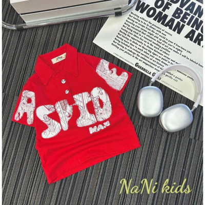 Áo cổ trụ phong cách Hàn Quốc cho bé trai size 10-60kg chất cotton 4 chiều mịn đẹp