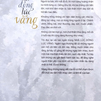 Nhà Lúc Đông Lúc Vắng