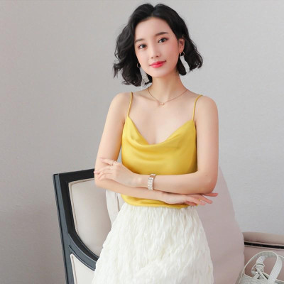 #ÁO_2_DÂY_Áo Hai Dây Cổ Đổ Lụa Satin Cao Cấp _CHẤT ĐẸP CAM KẾT