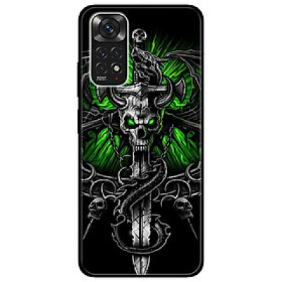 Ốp lưng dành cho Xiaomi Redmi Note 11 4G - Rồng Nền Xanh