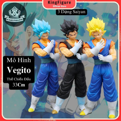 Mô Hình Vegito Thế Chiến Đấu 33Cm Mô hình Dragon Ball Cao Cấp, Figure Mô Hình Anmie 7 Viên Ngọc Rồng Songoku