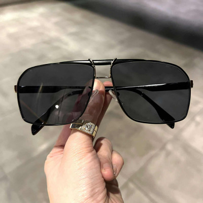 Kính râm cao cấp dành cho nam, Kính chống nắng dáng vuông nam tính đẳng cấp