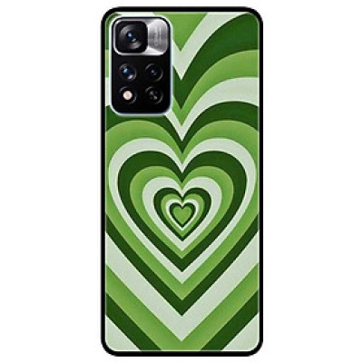 Ốp lưng dành cho Xiaomi Redmi Note 11 Pro ( Bản Nội Địa ) mẫu Tim Xanh Ảo