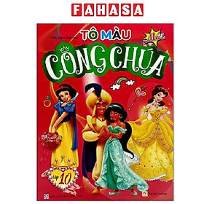 Sách - Tô Màu Công Chúa - Tập 10