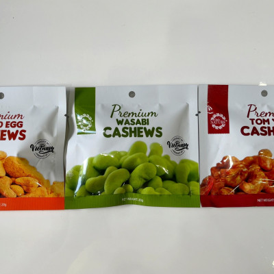 Hạt Điều Wasabi Only Nature 20gr / Túi Hàng Việt Nam Xuất Khẩu