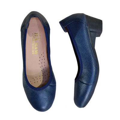 Giày Cao Gót Nữ HÀ NAM Da Bò Thật Cao Cấp 5cm GBBN2081