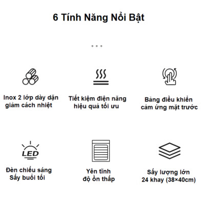 Máy sấy thực phẩm công nghiệp thương hiệu cao cấp AOSIDA SS-24H 24 khay - Dung tích 215L - Hàng nhập khẩu