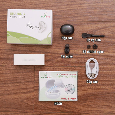 Máy trợ thính không dây Funmic EN-IA001A - Loai 1 bên tai