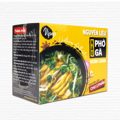 Nguyên Liệu Nấu Phở Gà Hoàn Chỉnh Vipep 185G