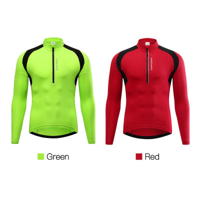 Áo khoác thể thao Wosawe Bo219 có dây kéo tay dài để đi xe đạp leo núi