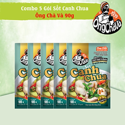 Combo 5 Gói Sốt Canh Chua Ông Chà Và 90gr (Sweet & Sour Fish Soup Base)