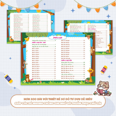 Tập Đánh Vần Tiếng Việt Theo Sơ Đồ Tư Duy - Sách Giúp Con Đọc Thành Thạo Tiếng Việt Sớm (4-6 Tuổi) (Gáy Lò Xo)