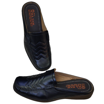 Dép Bít Mũi Nam HÀ NAM Da Bò Thật Cao Cấp GSB2095