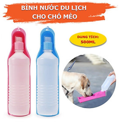 Bình Nước Du Lịch Cho Chó Mèo 500ml
