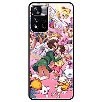 Ốp lưng dành cho Xiaomi Redmi Note 11 Pro 5G ( Bản Nội Địa ) - Anime Hai Cô Gái Và Pet