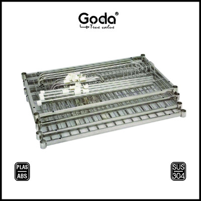 Kệ Inox 304 Úp Chén Dĩa 4 Tầng Goda - GD-117
