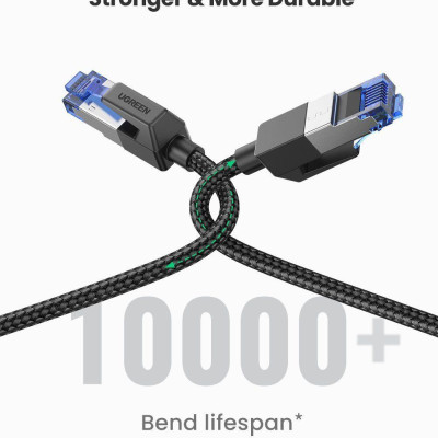 Ugreen UG80432NW153TK 3M CAT8 Shielded Cáp nối mạng Lan giữa các máy tính - HÀNG CHÍNH HÃNG