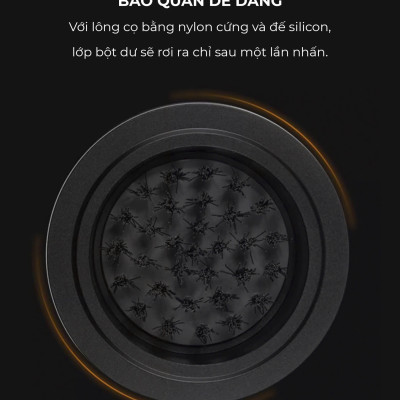 Feepie kim xoay tán đều bột Wood charm