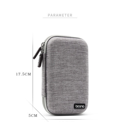 Túi đựng ổ cứng di động, cáp sạc điện thoại, tai nghe, usb Baona - DRU Hàng chính hãng